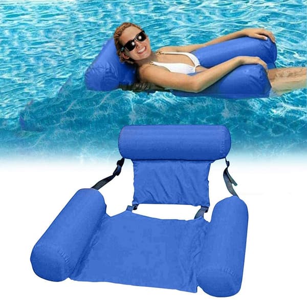 Vattenhängmatta, uppblåsbar poolstol Float Hammock Air