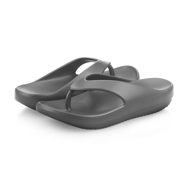 Tjocka flip-flops tofflor från Eva Platform Grå 245