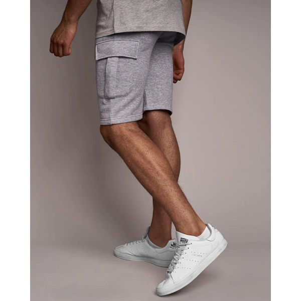 Juice Handley Combat Shorts för män  jusgrå Marl Light Grey Marl L