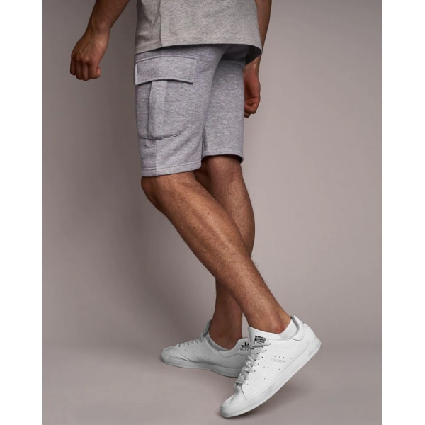 Miesten Juice Handley Combat Shortsit Vaaleanharmaa Marl Light Grey Marl XL