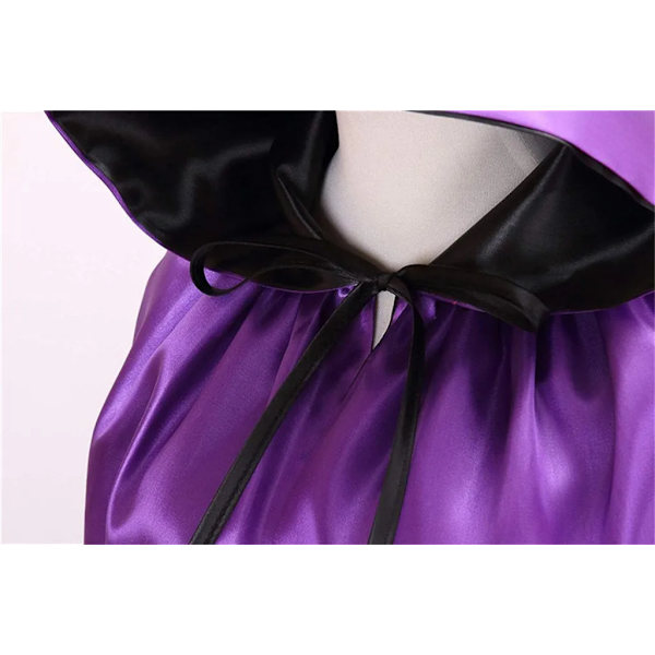 Hættekappe Mystic Retro Solid Color Witch Cosplay 120CM