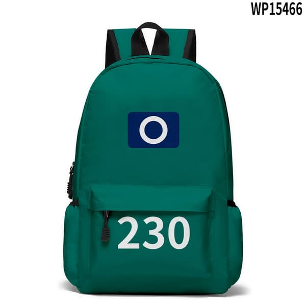 Xbi- Barn Squid Game 2 Ryggsäckar skolväskor Backpack barn ○230