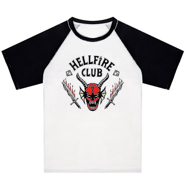 Stranger Things 4 Hellfire Club T-skjorte W Style4 4XL