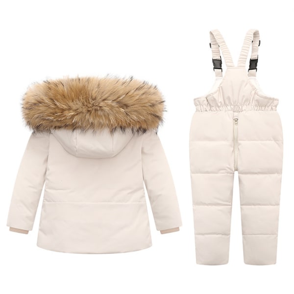 Baby vinter snödräkt, barnkläder set white 100cm