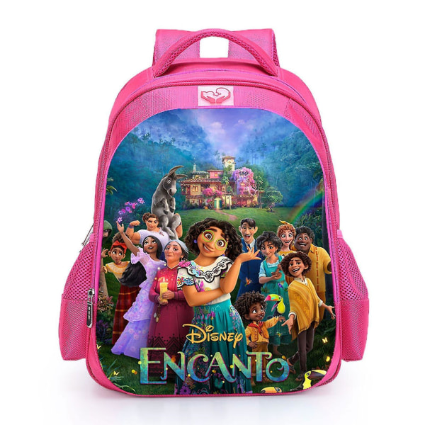 Encanto skolesekk for barn Magic Full House ryggsekk Ungdoms reiseveske Ryggsekk Color 10