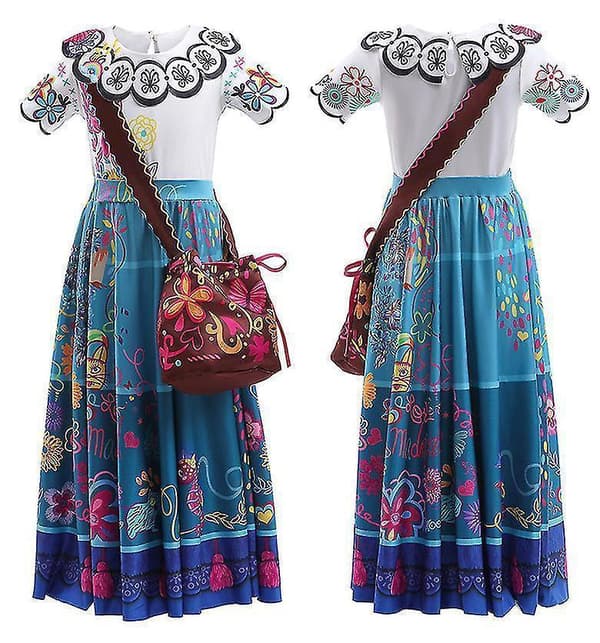 Värikäs Encanto Mirabel -naamiaisasu multicolor 152