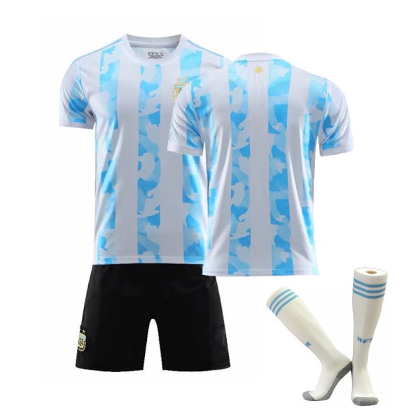 Argentina Retro Jubileumströja Barn Vuxna Fotbollströja Träningströja Suit 24