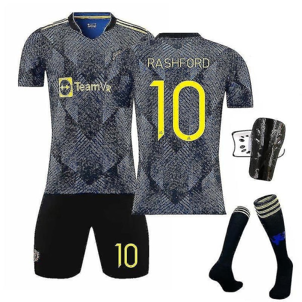 Manchester United Jersey Set Uefa bortatröja 2021-22 RASHFORD 10 M