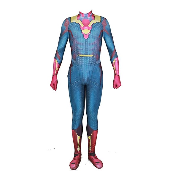 Captain America One-piece Cosplay Halloween straitjacket Adult XXL