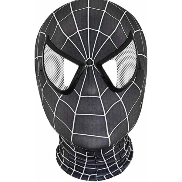 Spiderman Maske Kostume Cosplay Balaclava Hætte Voksne Børn black