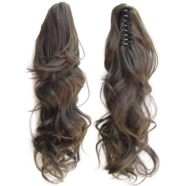 Ekstra tyk klo klips i hestehale i hair extension hestehale 7