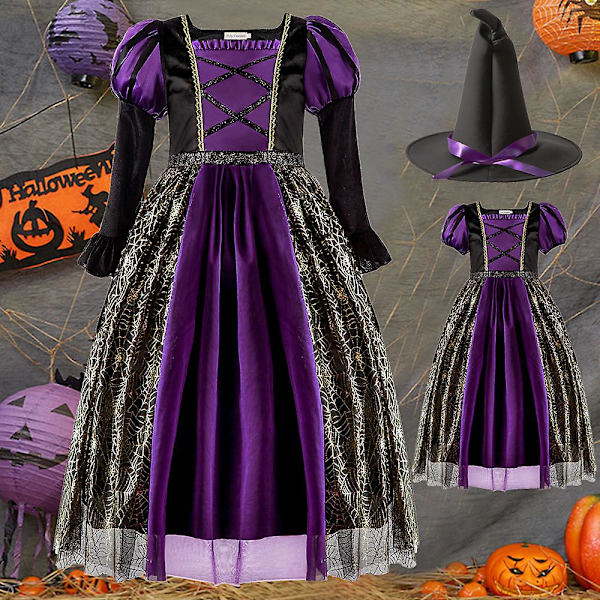 Halloween lasten noitahame Cos-asu 100CM