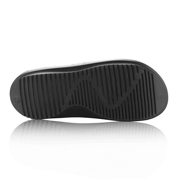 Tjocka flip-flops tofflor från Eva Platform Svart 245