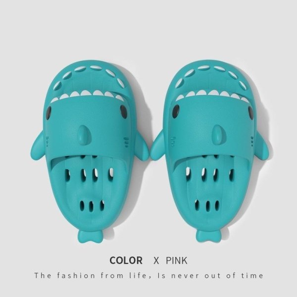 shark tofflor badtofflor massagetofflor herr dam grön 42-43