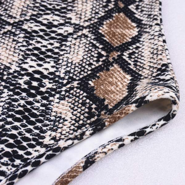 Naisten Nake Kin Print Body Lady pitkähihainen haalari korkea yellow S