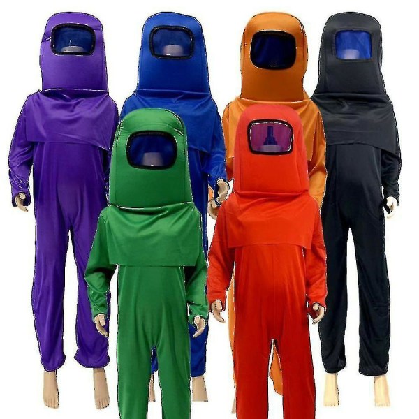 Kostymer Barn Fancy Week Spel Halloween Kostym Carnival M 8*10years black