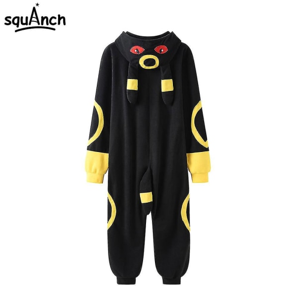 Cartoon Pyjamas Unisex Party Jumpsuit Winter Island Homewear Yellow S