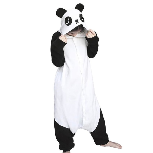 Wotogold djur cosplay kostym unisex vuxen panda pyjamas kigurumi sovkläder W Like the picture L