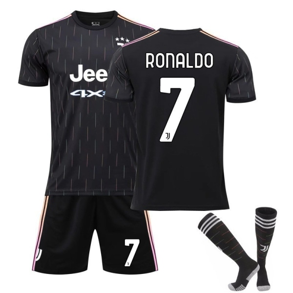 21-22 Ny Juventus hemmatröja dräkt nr 7 Vlahovic tröja nr 10 Dybala tröja NO.7 RONALDO 2XL