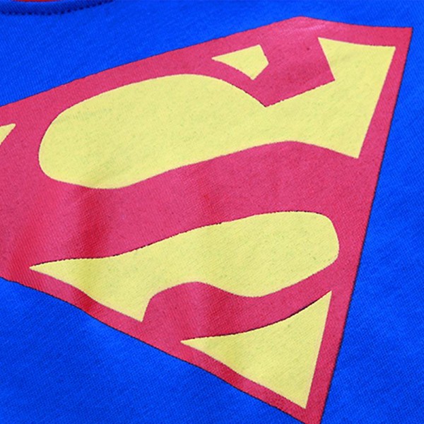 Superhjälte Barn Pojkar Spiderman Superman Pyjamas Pyjamas Set Loungewear Blue Surperman 3 Years