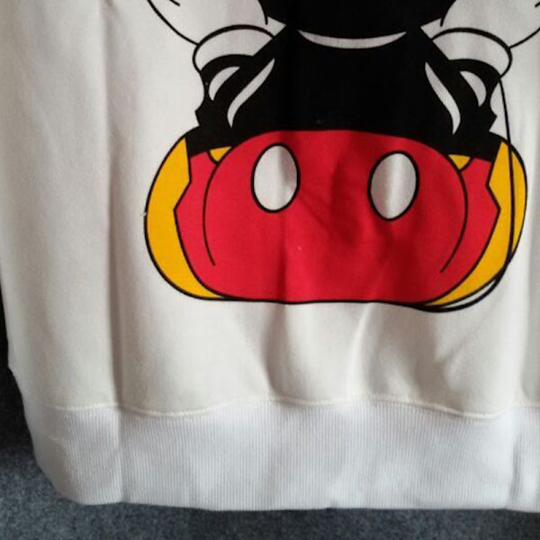 Naisten Mickey Commuter All Match Jersey pitkähihainen toppi White S
