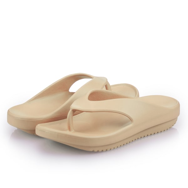 Tykke flip-flops hjemmesko fra Eva Platform khaki 265