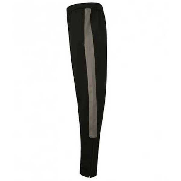 Finden & Hales Barn/Barn Pojkar Stickade träningsbyxor 7/8 Black/Gunmetal 7/8 Years