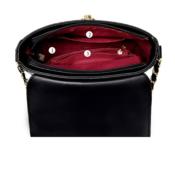 Skuldervesker Messenger bag SVART