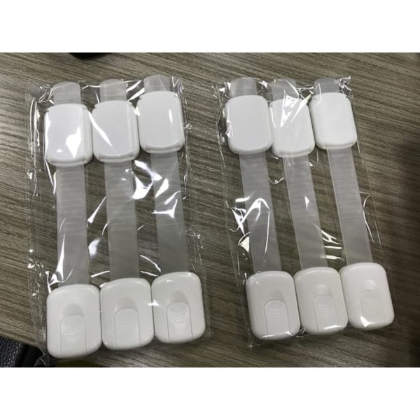 6 kpl - Lukot / Lapsilukot oviin - Lasten turvallisuus - Lapset white