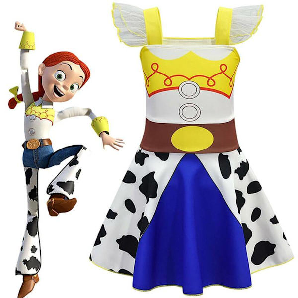 Pigekjoler Toy Story Jessie Cosplay Fancy kjole kostume 7-8 Years