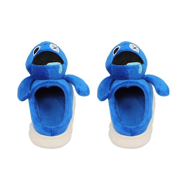 Rainbow Friends Luku 2 Sarjakuvapelihahmo Nukke Pehmotossut Siniset Pehmolelutossut Pehmeät täytetty eläintossut Lapsille Lahjat EU 38 39