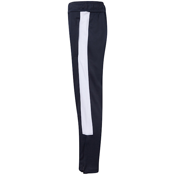 Finden & Hales Barn/Barn Pojkar Stickade träningsbyxor 13 Y Navy/White 13 Years