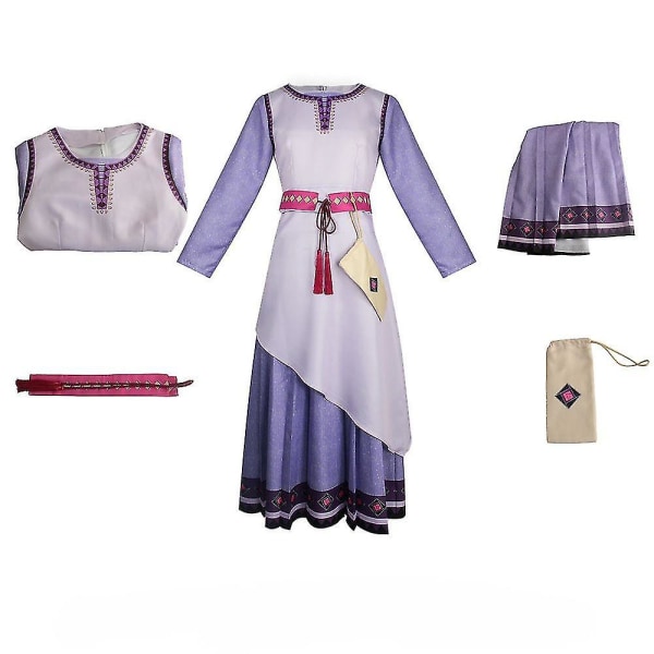 Ønsker Asha Coswear Asha Dress Halloween adult XS