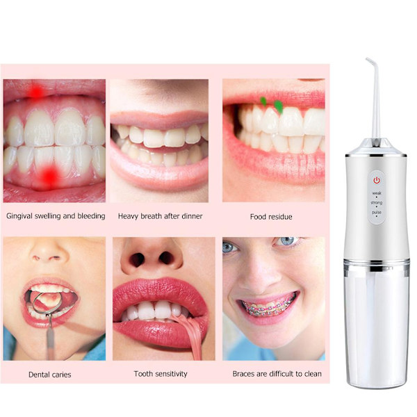 DENTAL PROFESSIONAL TANDRENGÖRING, 1 års Garanti Vit