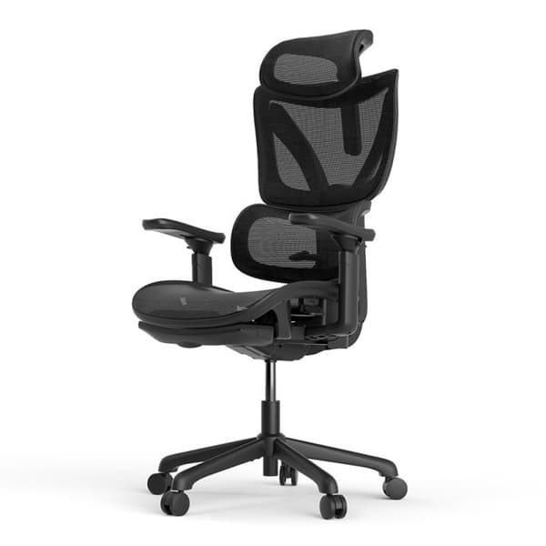 Ergonomisk Kontorsstol - ACGAM - CG-5245M - Justerbart Ryggstöd - 3D Armstöd - 1 Plats