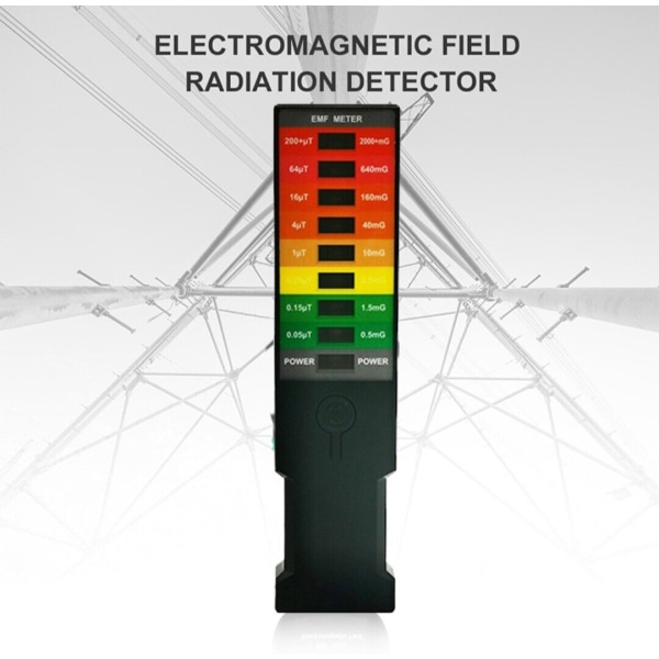 Stående EMF-enhet Paranormal Ghost Hunting Meter A68 Utrustning K