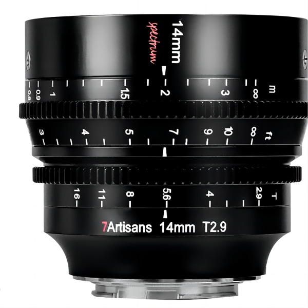 14 mm T2.9 Cine-objektiv med full bild, kompatibel med Nikon Z-Mount spegellösa kameror Z5 Z6 Z7 Z6II Z7II Z9