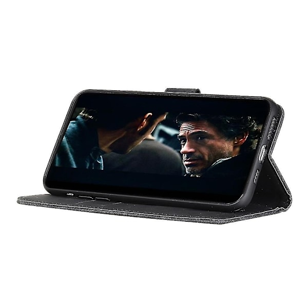 Sommer Udsalg Læder Etui til Motorola Moto G 5G Plus Black