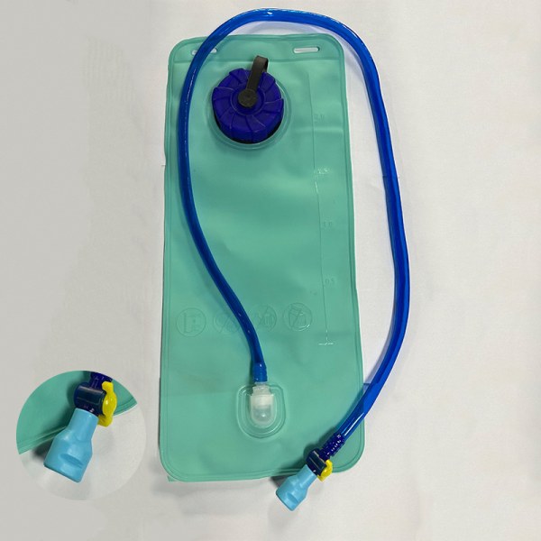Engros sports foldevandstaske - bærbar udendørs drikkevandspose til bjergbestigning, cykling og løb Blue [switch mouth] One size fits all