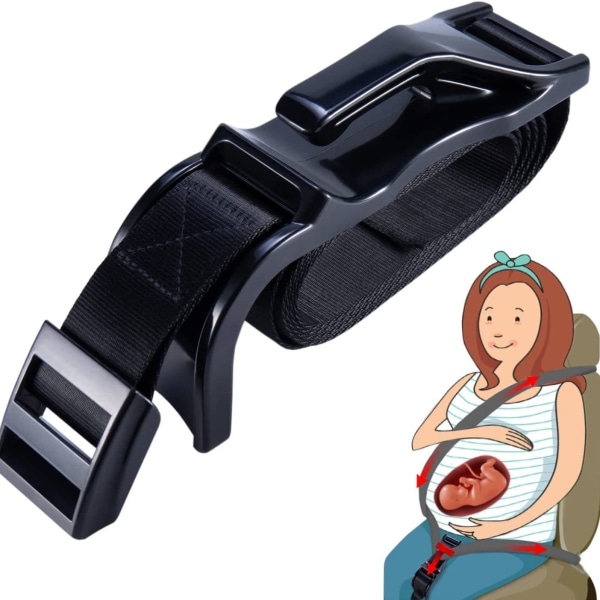 Graviditetsbälteskrok, Pregnancy Seat Cover Adjuster för blivande mammor, Graviditetsbälte för gravida kvinnor