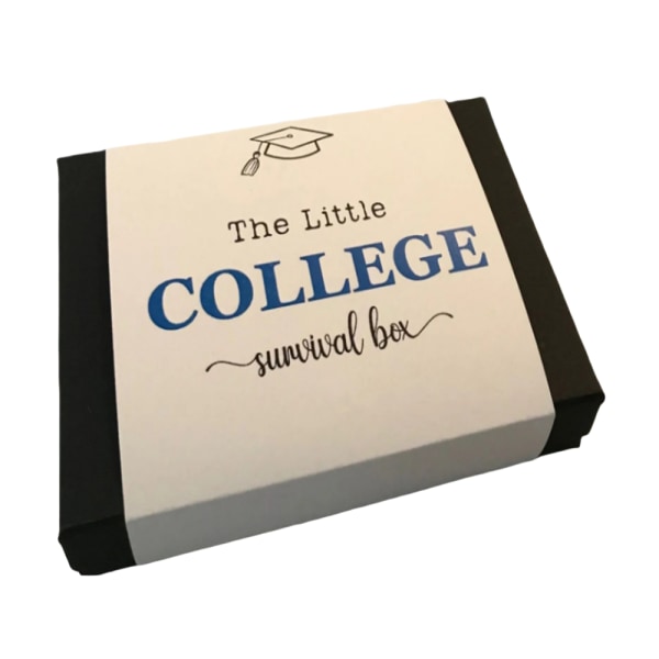 Henkilökohtainen korkeakoululahjakorttikirja - täydellinen valmistujaislahja lukiolaisille | Kassakotelo ja hoitopaketti yhdessä blue