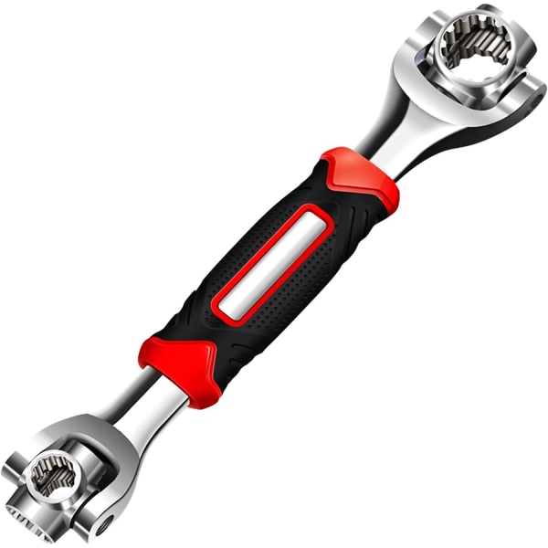 52 i 1 universal topnøgle i rustfrit stål reparationsværktøj 360 graders roterende skruenøgle