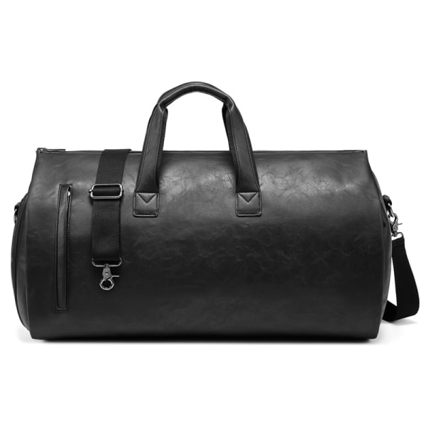 Klädväska för resor, bärbar väska, 3 i 1 hängande resväska Suit Weekender resväska Black