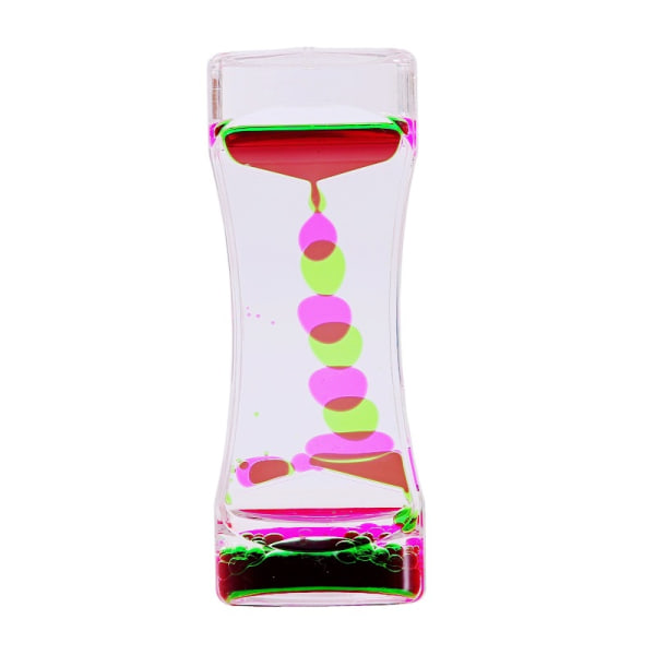 3-pack Calming Liquid Motion Bubbler - Sensoriska flaskor för barn och vuxna - Timglas vattentimer - Handhållet vattenspel