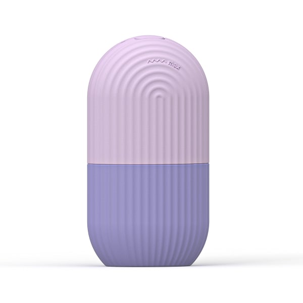 Ice Face Roller Cold Ice Form Holder Silikon Gjenbrukbar for Face Beauty DIY Ansiktspleie purple