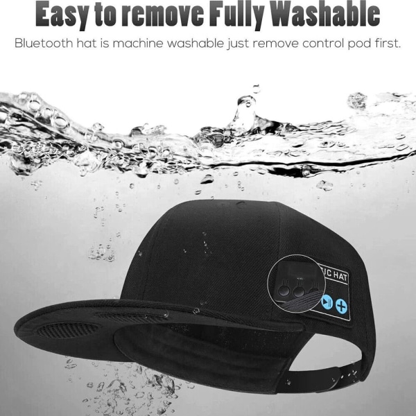 Hat Bluetooth ja Speaker Music Wireless Smart Baseball Cap Fashion vedenpitävä