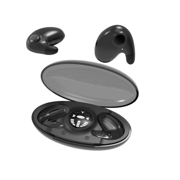 Näkymättömät kuulokkeet | Sleep-kuulokkeet | Invisible Sleep Wireless Earphone Ipx5 Vedenpitävä | Melua estävät kuulokkeet, kosketusohjaus Black