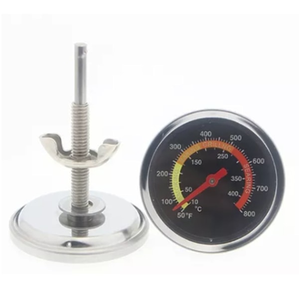 Ovn Termometer med Brakett 50 til 400℃ Profesjonell Metallhus Bimetal Ovn Termometer for BBQ