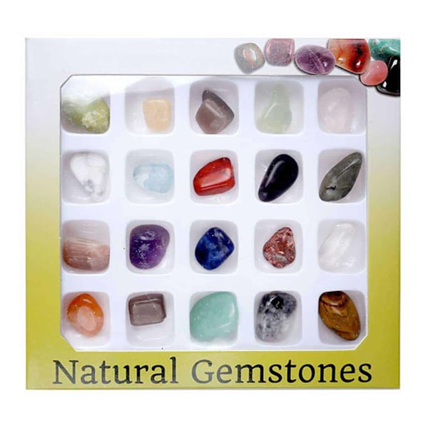 Sommer Hot Sale 20 stk. Naturlige Energisten Chakra Healing Krystaller Rød red