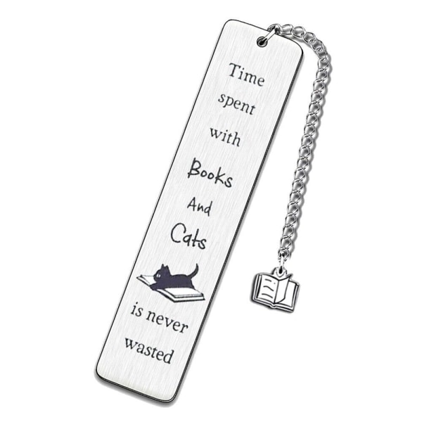 Hard Cute Cat Bookmark Stainless Steel Stainless Steel Bookmark Student 1PCS